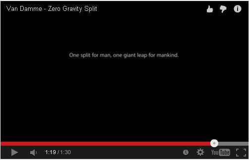Жан-Клод Ван Дам „преодоля” дори гравитацията с шпагат! (ВИДЕО)