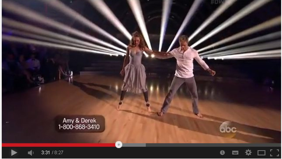 Ейми Парди от американския Dancing stars разплака журито! (ВИДЕО)