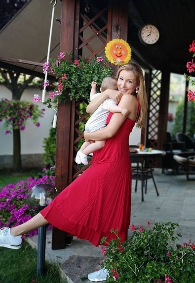 Николета Маданска чества 8 месеца от раждането на сина й