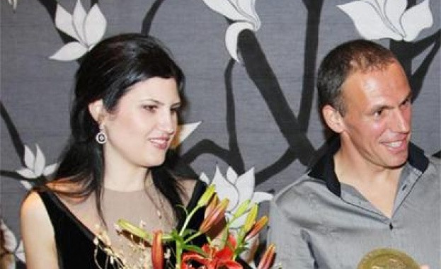 Кишишев и покойната му жена Красимира, рано загинала от тежкото заболяване