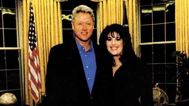 Бил Клинтън с Моника Люински преди 20 години