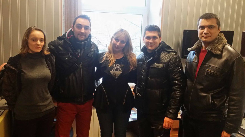Неда Лаптева с други известни личности в БНР