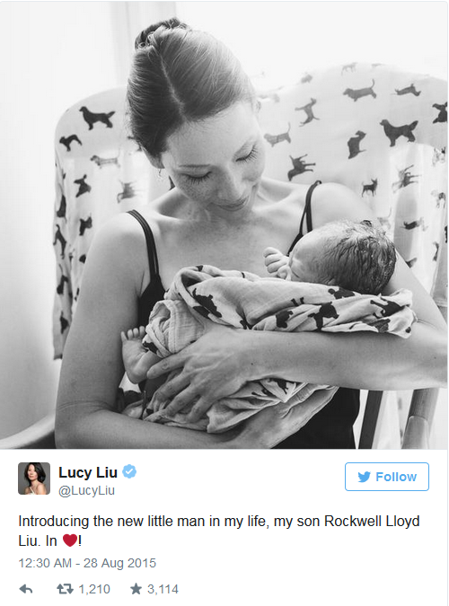 Луси Лиу стана майка, тя е на 46 години и вече е щастлива майка на момченце
