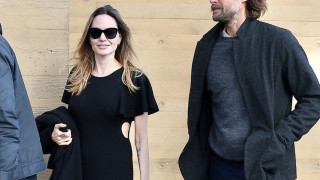 Новият на Анджелина Джоли спипан на калъп с мъж