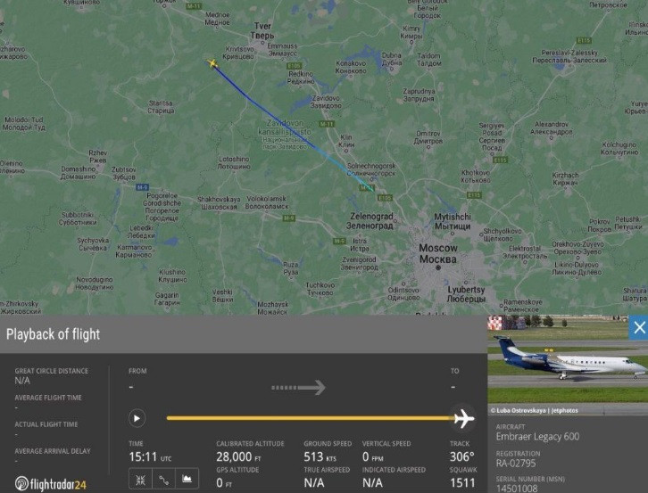 Стюардеса от самолета на Пригожин със страховит разказ за фаталния полет - Снимка 2