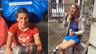 Ужас!! Тризначката Надежда от Лондон: Прося и спя на улицата, обладават ме наркомани! (ВИЖ ТУК)