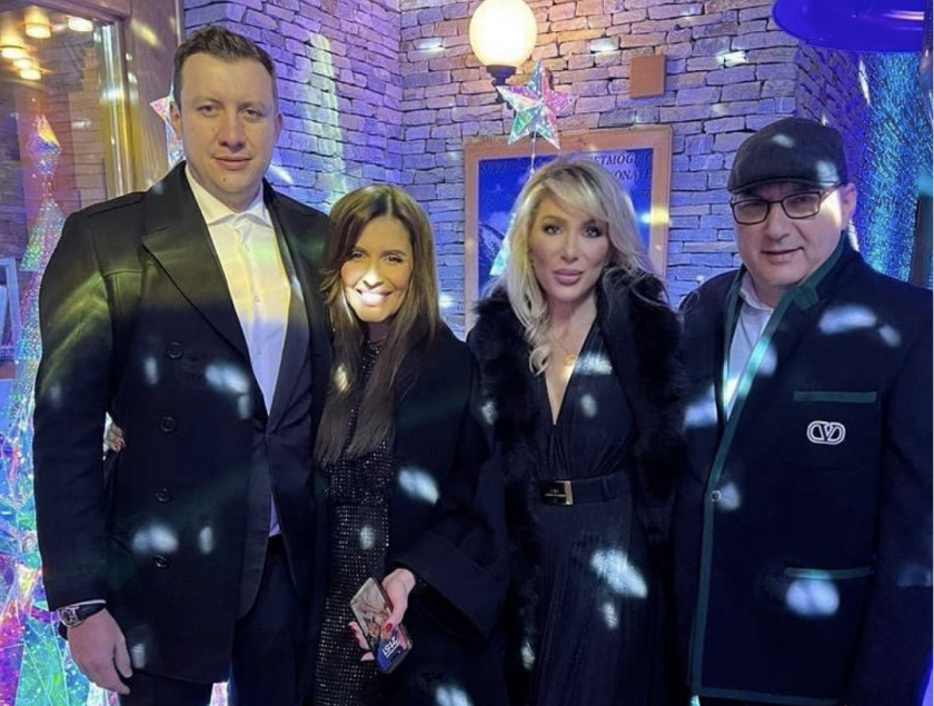 Шеф Манчев празнува Нова година с известна фолк певица