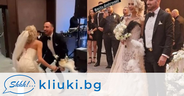 Снимките от сватбата на бившата любима на Димитър Рачков –