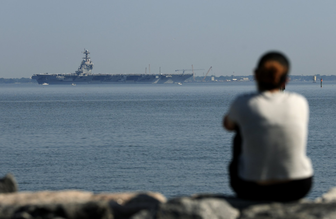 Най-големият военен кораб, строен някога, пристига в Хърватия
