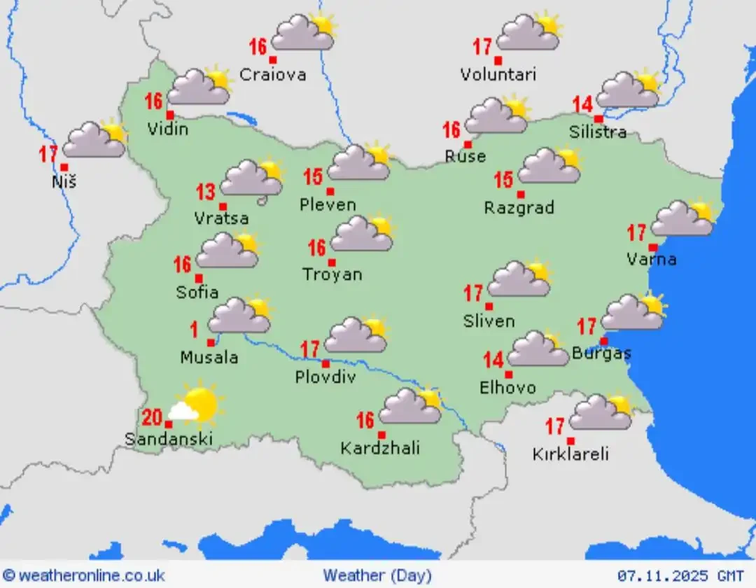 Облаци, дъжд и студ: Meteo Bulgaria с пълна седмична прогноза за времето