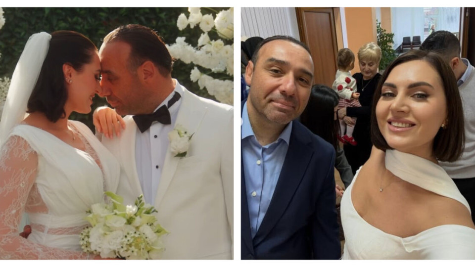 Сватбата миналата година е била ФЕЙК!! Ирина Карабаджак чак сега подписа с мъжа си! (без дете нямало да я вземе - СНИМКИ)