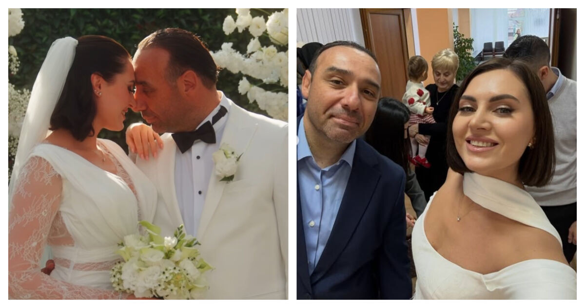 Сватбата миналата година е била ФЕЙК!! Ирина Карабаджак чак сега подписа с мъжа си! (без дете нямало да я вземе - СНИМКИ)