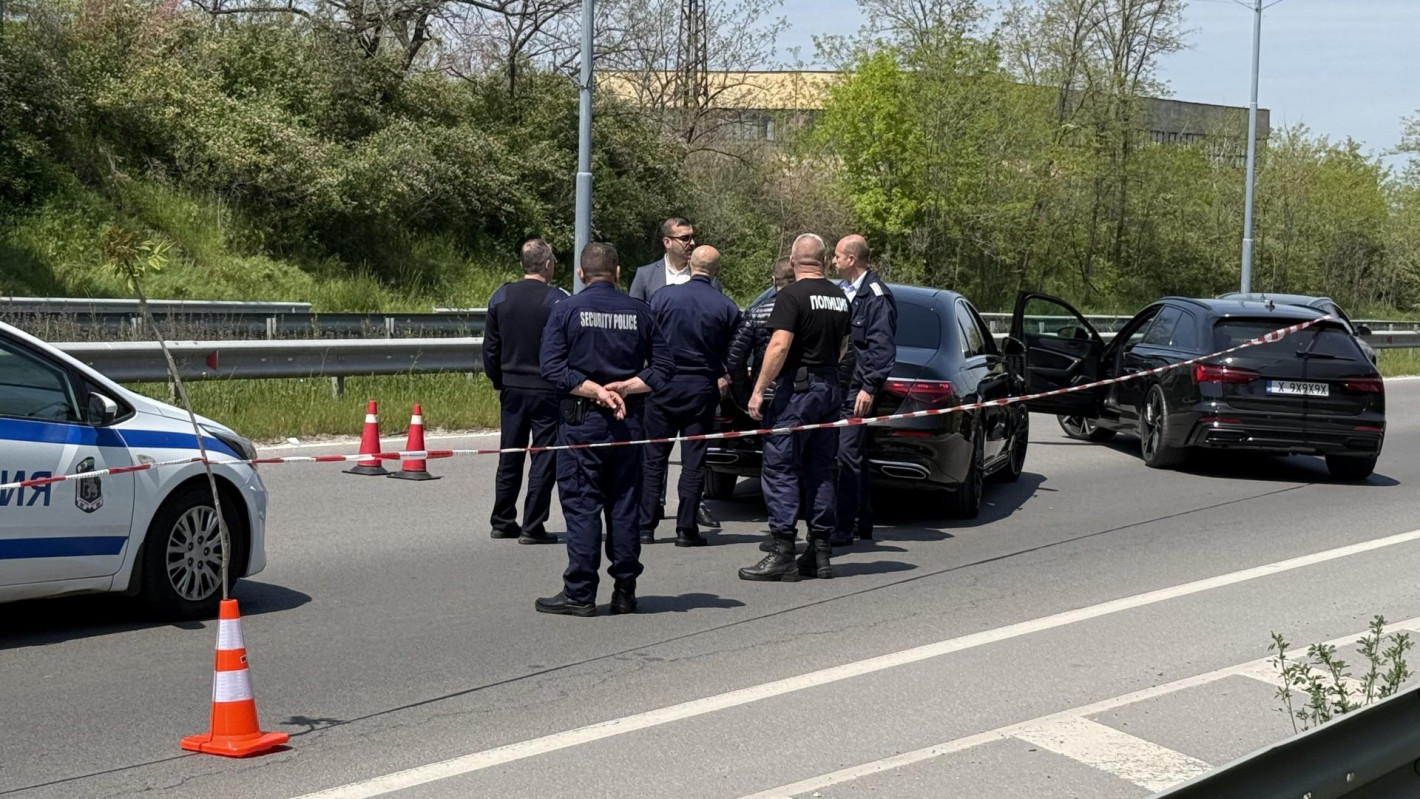 Скандал между шофьори в Хасково завърши с вадене на нож и изстрел в крака (снимки/видео)
