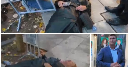 БРУТАЛНО: Хора на Радев нападнаха журналист - откараха с линейка Соня Колтуклиева в болница (ВИДЕО)